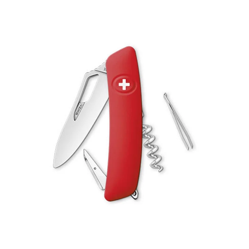 Swiza couteau suisse 6 fonctions H01R - rouge — vue 1