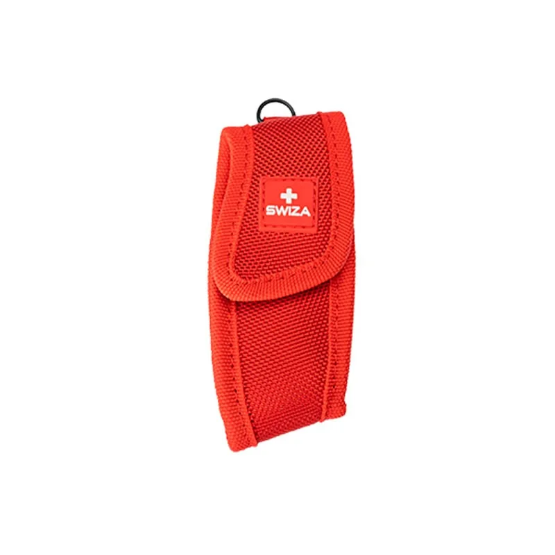 Swiza couteau suisse avec fonctions - Etui Rouge Pour Couteaux Swiza - Nylon