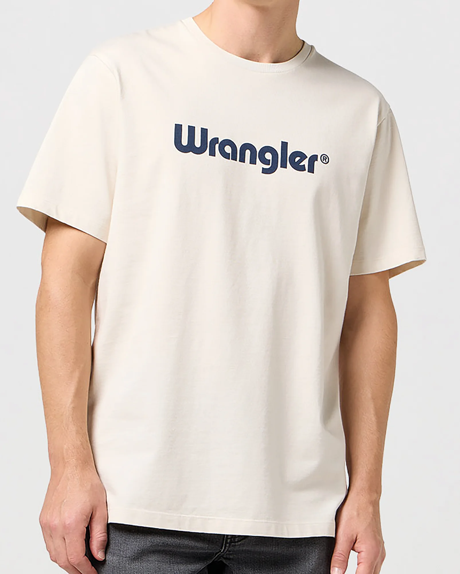 T-shirt logo — Beige