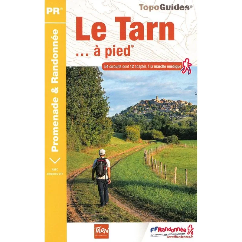 Le Tarn en 54 circuits de randonnées – Topoguide FFRandonnée D081