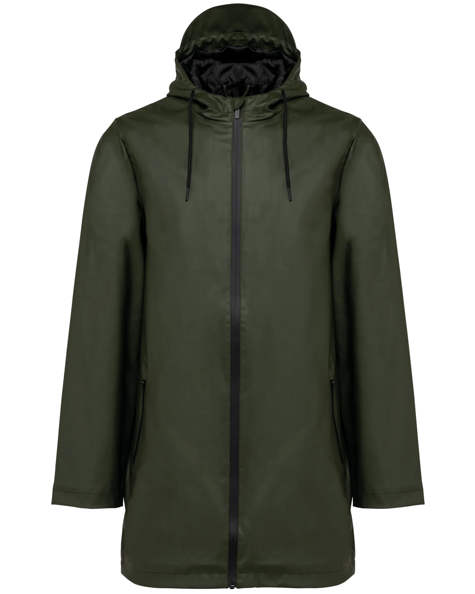 Veste de pluie unisexe — Khaki Green